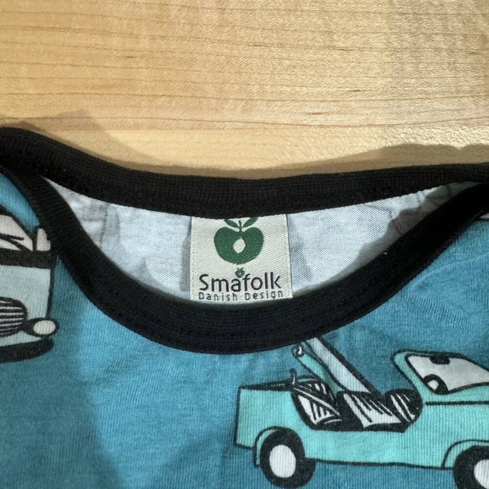 Smafolk Car Bodysuit Blue Size 80 Size 9-12 Months